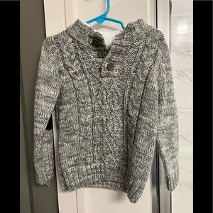 Little lad toddler boy knit sweater